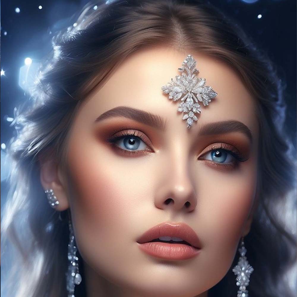Body Jewelry Trend - Stonefans 1 pz adesivi frontali geometrici
