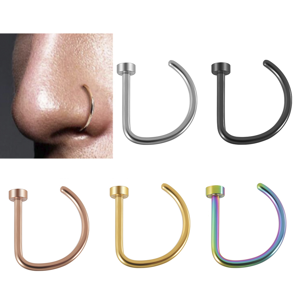 Conch Earring Hoop - 1/5 Pezzi Piercing a Cerchio Semplice