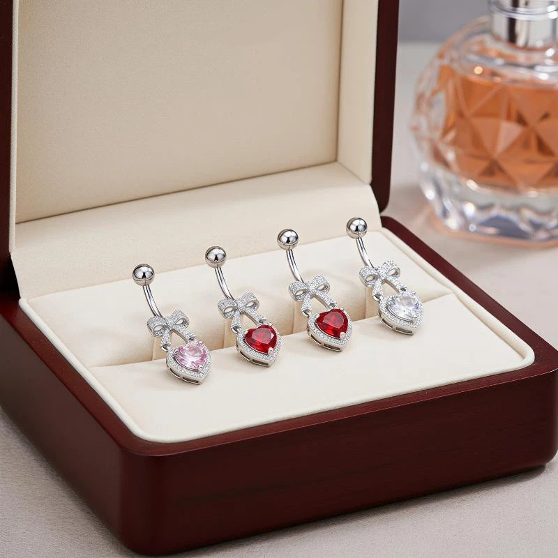 Body Jewelry Hypoallergenic - Anelli per ombelico ipoallergenici in acciaio