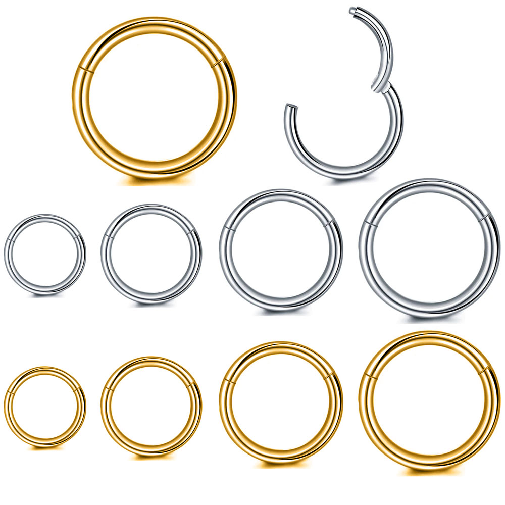 Conch Earring Hoop - Acciaio chirurgico 316L Clicker Segmento Anelli