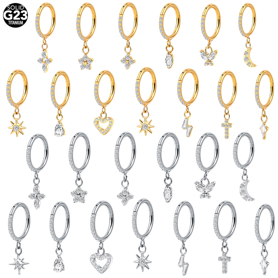 5 Pezzi Orecchini a Cerchio in - Body Jewelry Trend recensione e prezzo