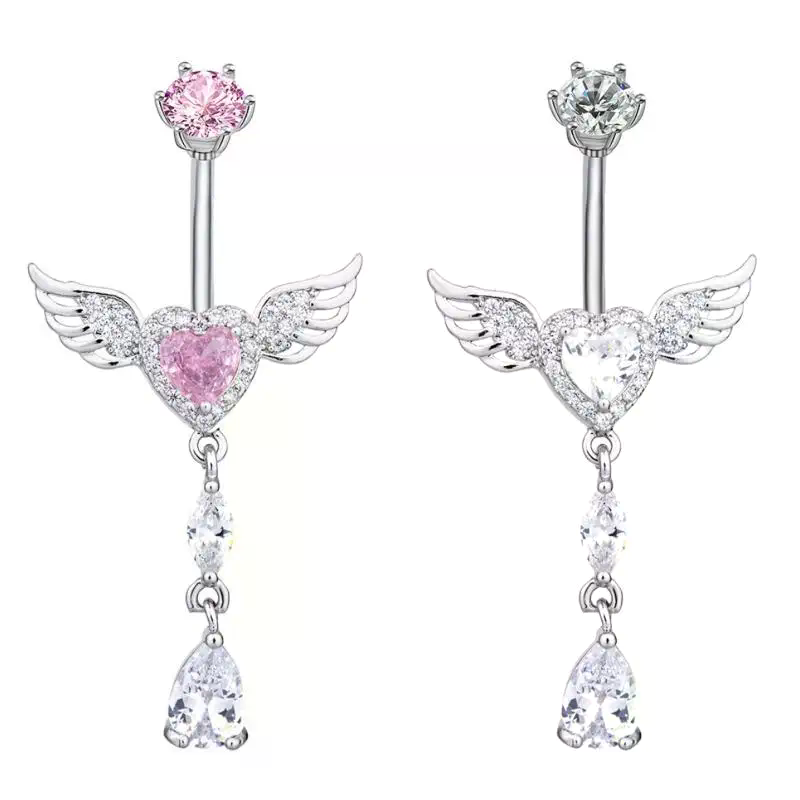 Anelli per ombelico Wing Heart - Body Jewelry Hypoallergenic recensione e prezzo