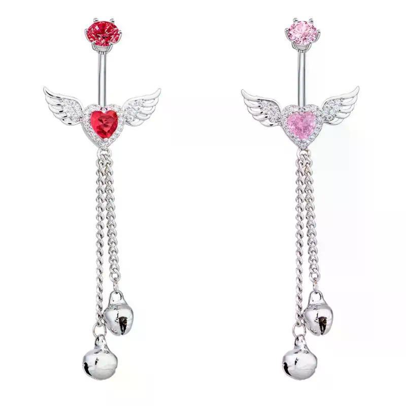 Anelli per ombelico Wing Heart - Body Jewelry Hypoallergenic recensione e prezzo