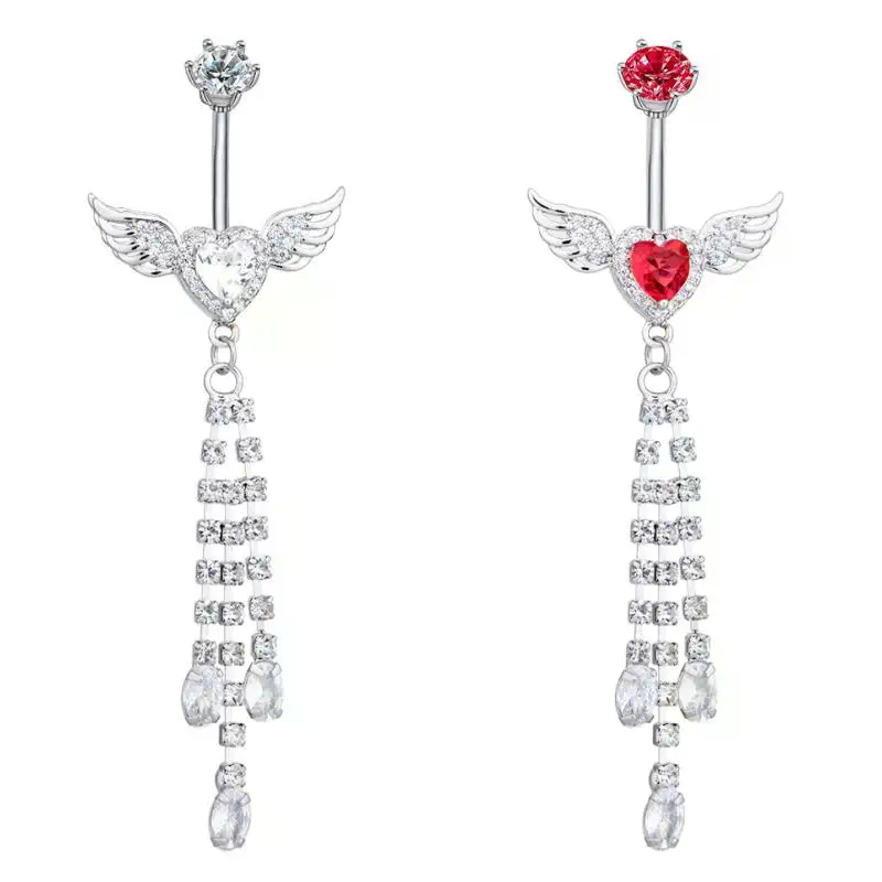 Anelli per ombelico Wing Heart - Body Jewelry Hypoallergenic recensione e prezzo