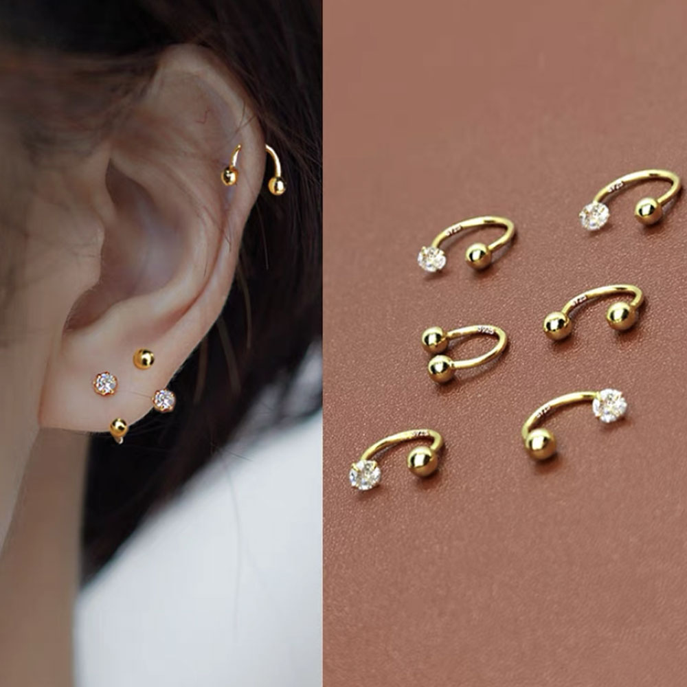 1PC In Acciaio Inox Trago Pene - Conch Earring Hoop recensione e prezzo