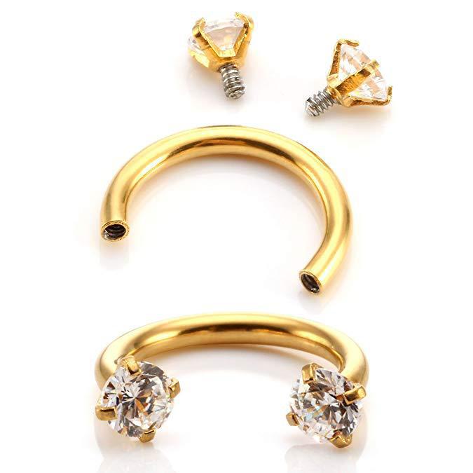 1PC In Acciaio Inox Trago Pene - Conch Earring Hoop recensione e prezzo
