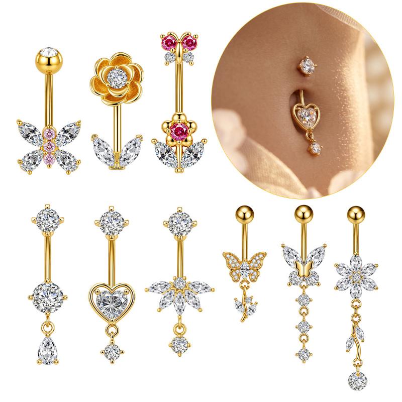 1 Pezzo Anello per Ombelico co - Body Jewelry Hypoallergenic recensione e prezzo