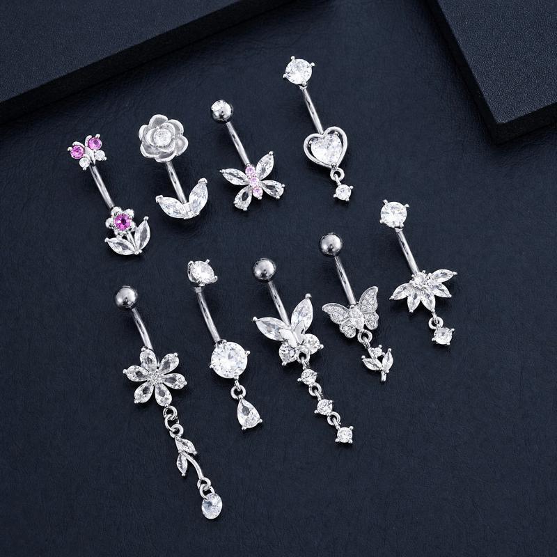 1 Pezzo Anello per Ombelico co - Body Jewelry Hypoallergenic recensione e prezzo