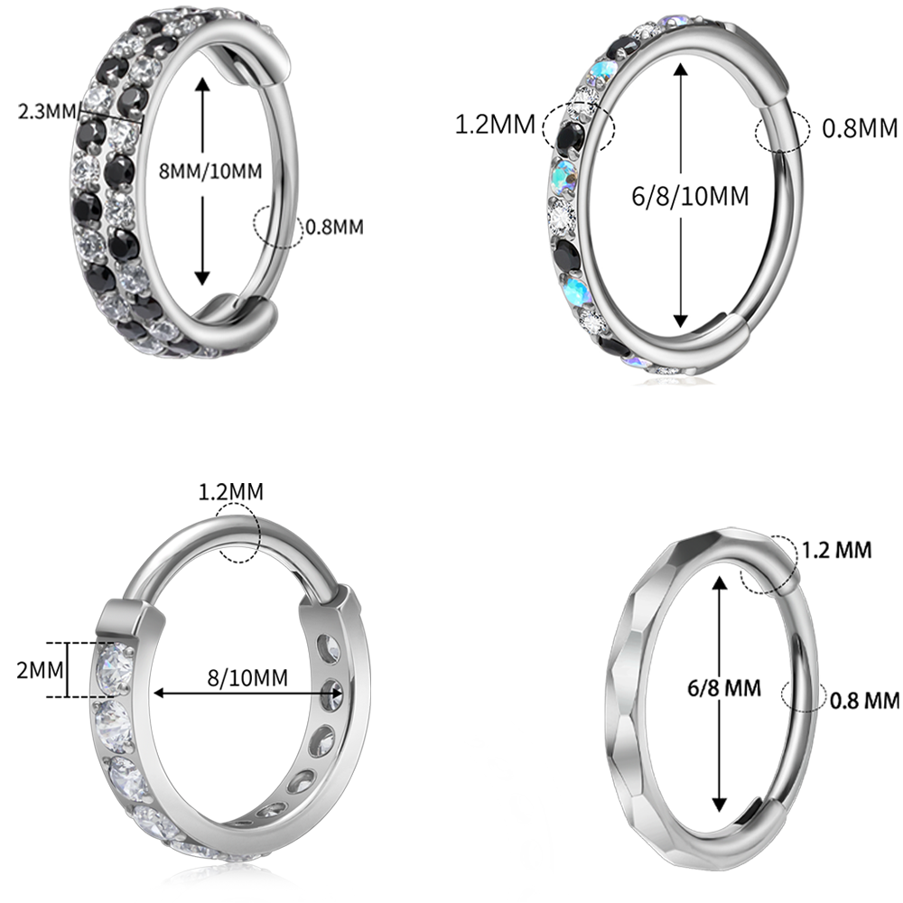 Anello Segmentato a Cerniera i - Conch Earring Hoop recensione e prezzo