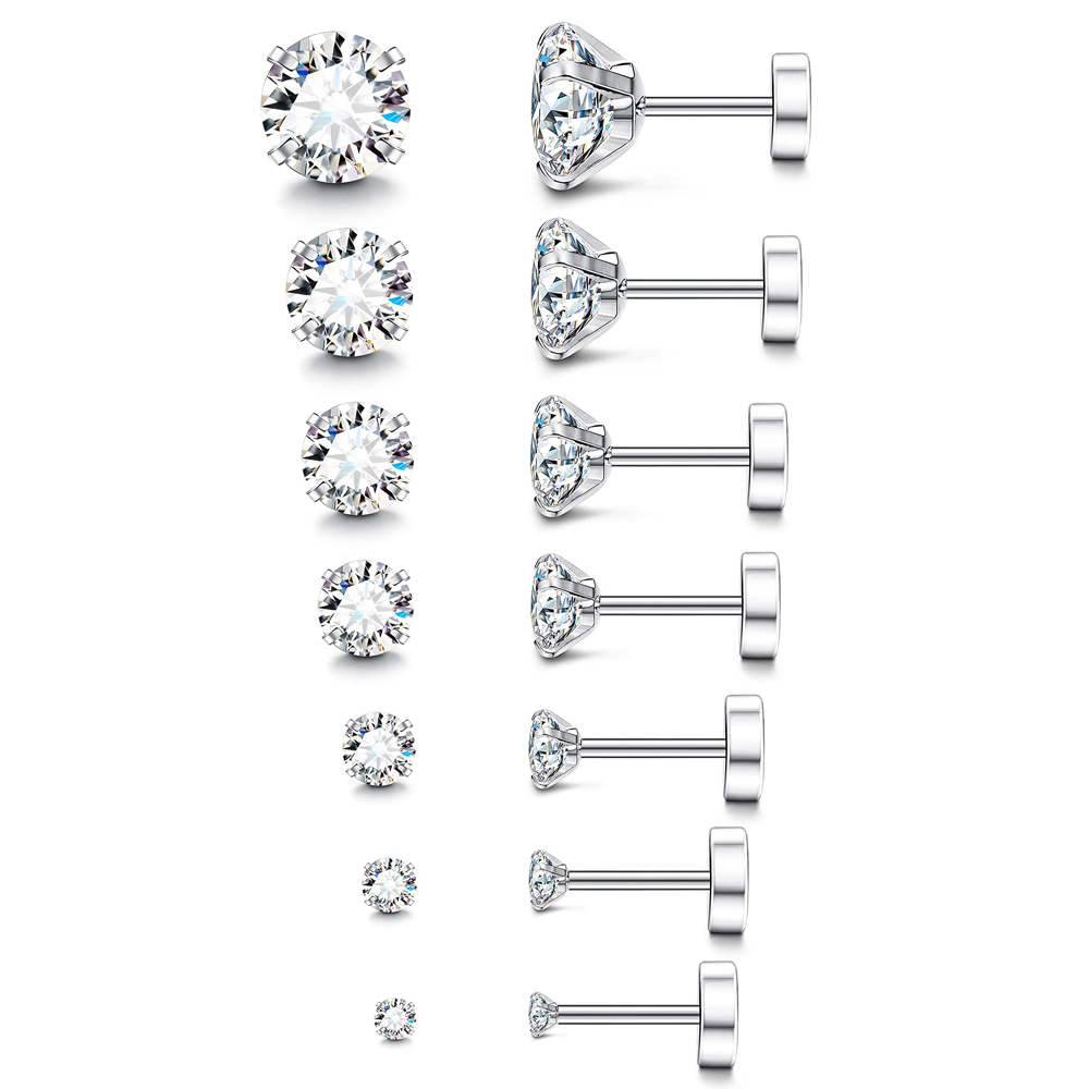 1 paio 18G orecchini a bottone - Body Jewelry Hypoallergenic recensione e prezzo