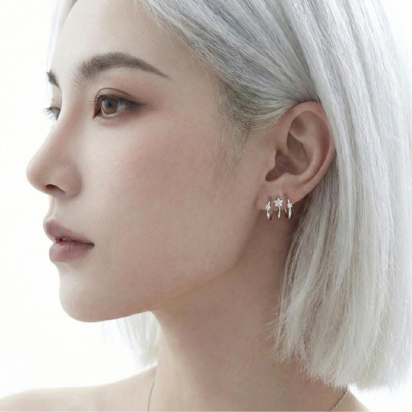 FINS Orecchini a bottone in ar - Body Jewelry Hypoallergenic recensione e prezzo