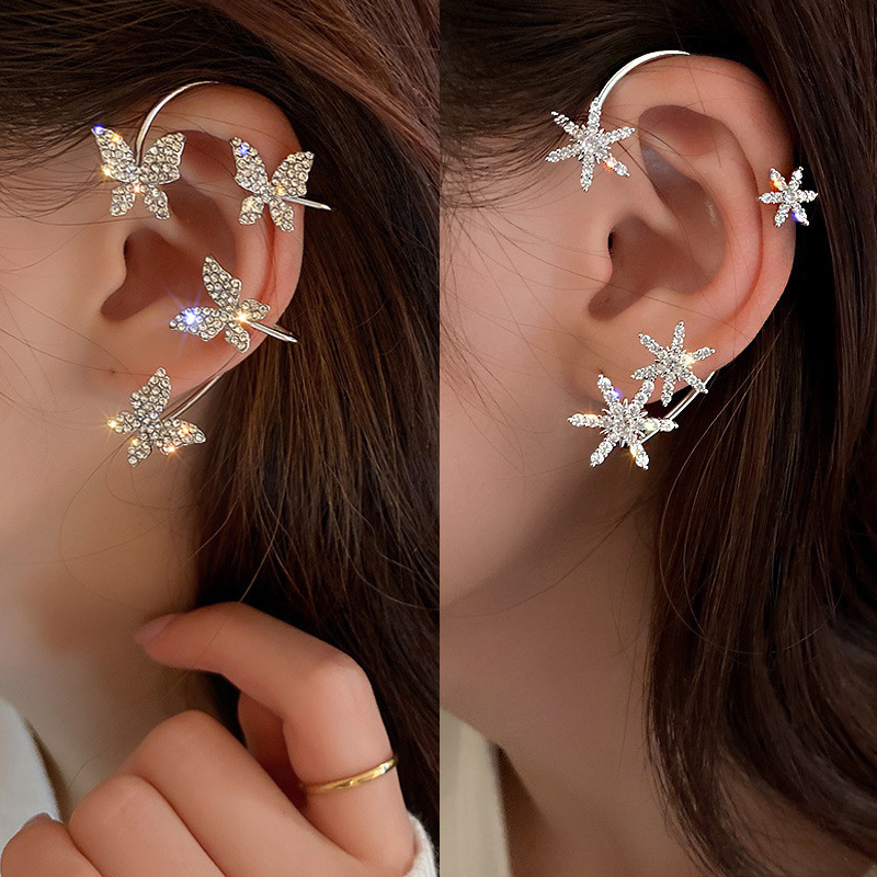 Orecchini a clip con farfalla  - Conch Earring Hoop recensione e prezzo