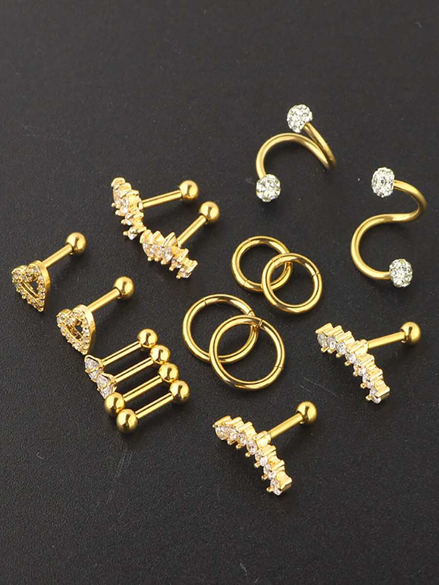 SGIAWETA-16 pezzi Orecchini pe - Conch Earring Hoop recensione e prezzo