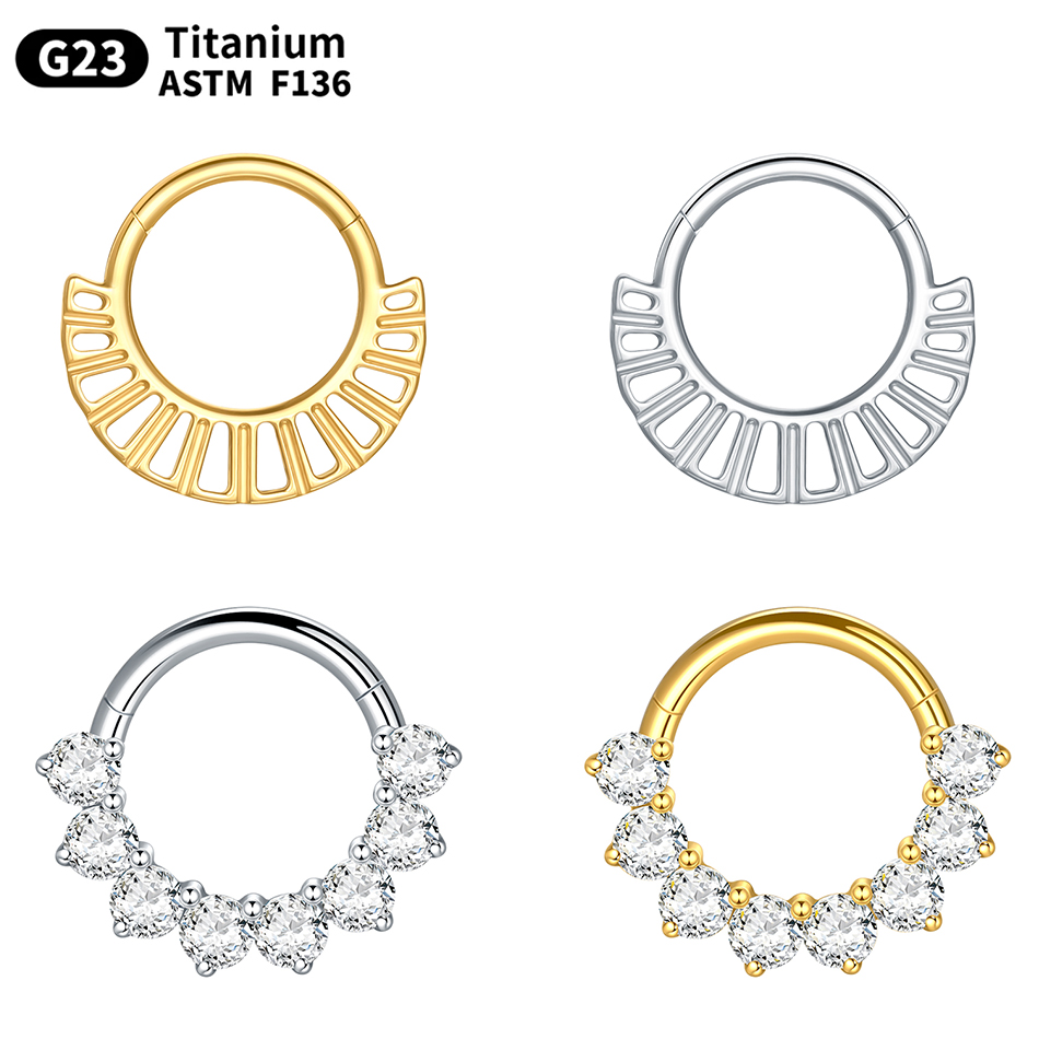 1PC 16G Setto Naso Anello A Ce - Conch Earring Hoop recensione e prezzo