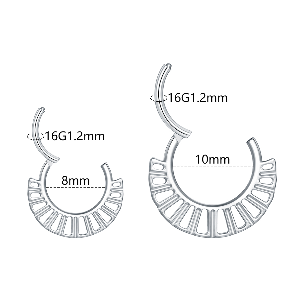 1PC 16G Setto Naso Anello A Ce - Conch Earring Hoop recensione e prezzo
